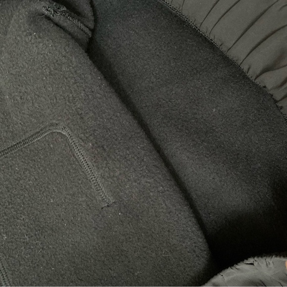 Lululemon Light As Warmth Crew pullover sweatshirt Heathered Core Black size 8 - Picture 10 of 12